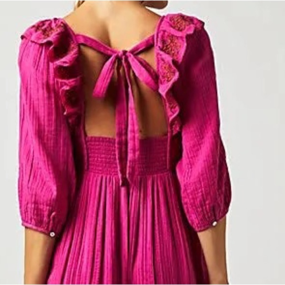 Free People Pink Maxi Dress - Picture 6 of 7